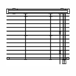 Jaloezie Hout 65 mm