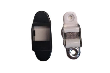 Kunststof Bandgeleider met Borstel - zwart