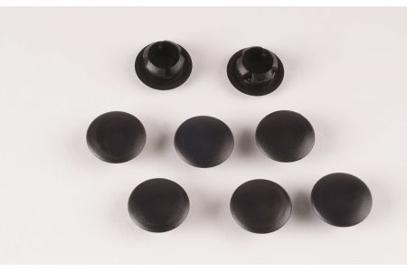 Afdekdopjes zijgeleiders zwart ral 9005