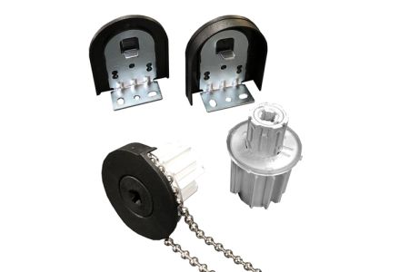 Rolgordijn bediening 35 mm zwart - incl ketting metaal 250 cm